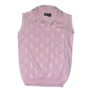 Vintage Valentines Pink Paisley Women's Vest